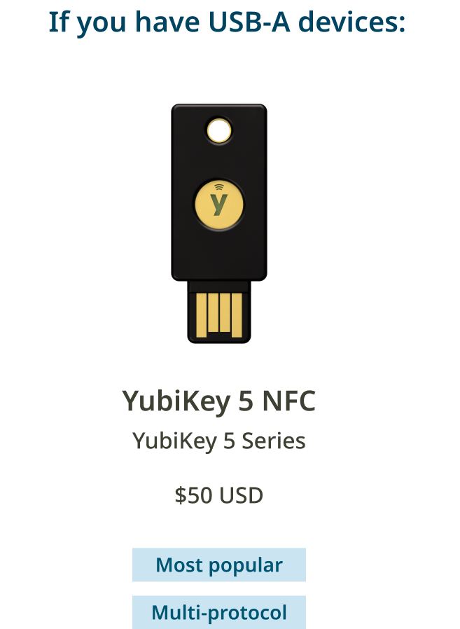 YubiKey 5 NFC