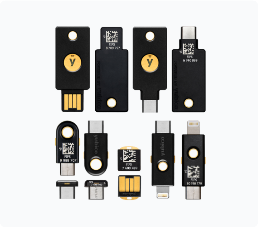 YubiKey 5 FIPS family photo